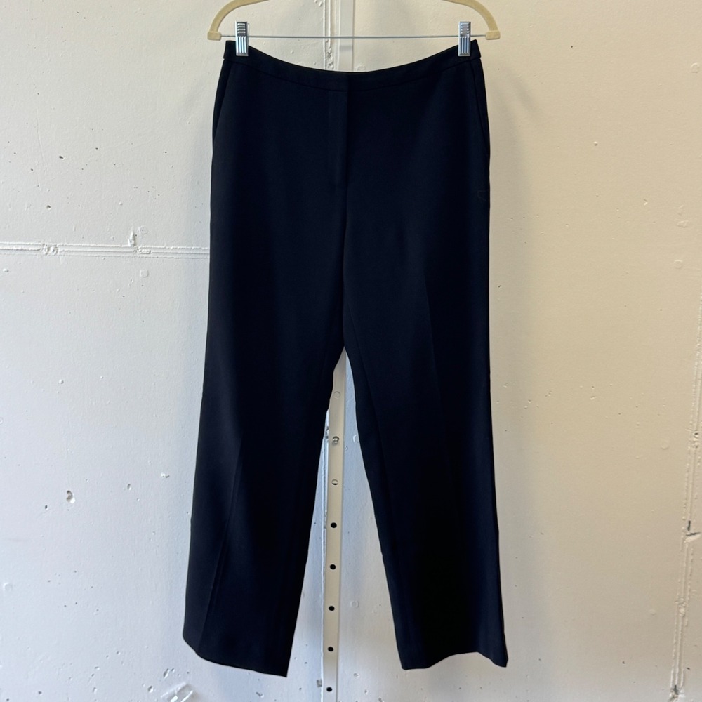 Ann Taylor Triacetate Blend Dress Pants Trousers Size 6 Professional Black